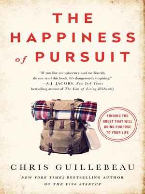 cover image of The Happiness of Pursuit
